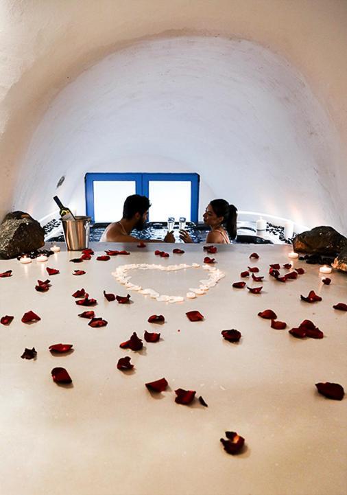 Rafael' S Mediteranian Cave Suites Firosztefáni Kültér fotó