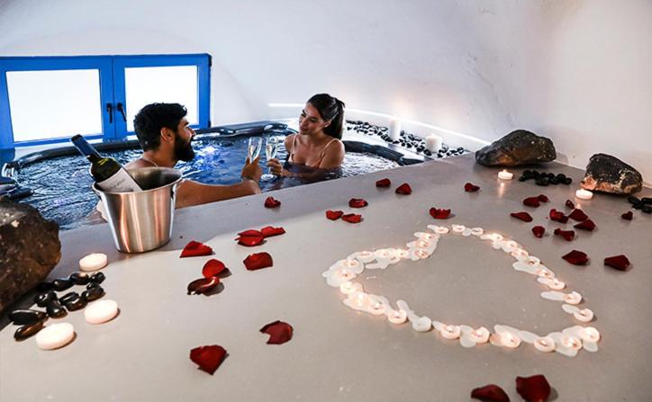 Rafael' S Mediteranian Cave Suites Firosztefáni Kültér fotó
